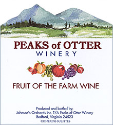 Peaks of Otter Winery