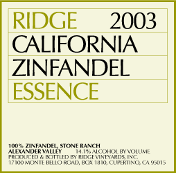Ridge Vineyards