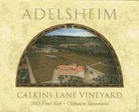 Adelsheim Calkins Lane Pinot noir