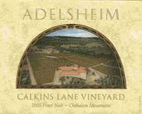 Adelsheim Calkins Lane Pinot noir