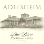 Adelsheim Pinot Blanc, Willamette Valley