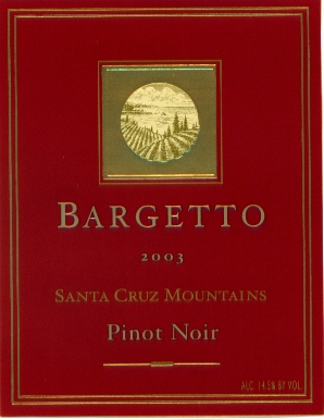 Santa Cruz Mountains Pinot Noir