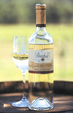 Brassfield Estate Pinot Grigio, Estate Vineyard