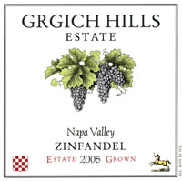 Zinfandel, Estate Grown Napa Valley
