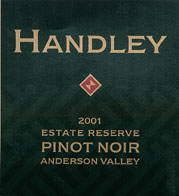 Pinot Noir Estate Reserve, Anderson Valley