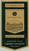 Morris Fay Vineyard Cab