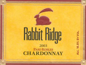 Rabbit Ridge Paso Robles Chardonnay
