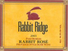 Rabbit Ridge Paso Robles Rabbit Rose'