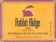 Rabbit Ridge Paso Robles Brunello Sangiovese
