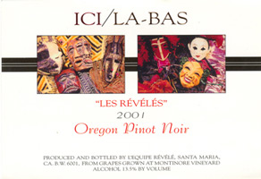Pinot Noir "Les Reveles," Oregon
