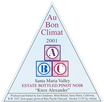 "Knox Alexander" Estate Grown Pinot Noir