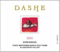 Dashe Cellars Zinfandel Todd Brothers Ranch