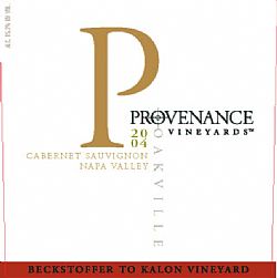 Provenance Vineyards Cabernet Sauvignon Beckstoffer To Kalon Vineyard