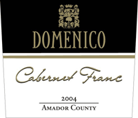 Cabernet Franc, Amador County