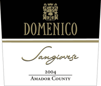 Sangiovese, Amador County