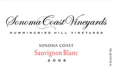 Sauvignon Blanc Hummingbird Hill Vineyards