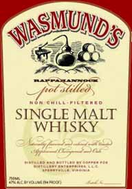 Wasmund's Single Malt Whisky