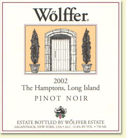 Wölffer Pinot Noir